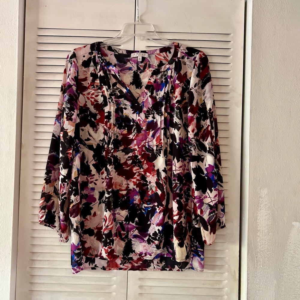 Chaus new york Floral Print Women's Top